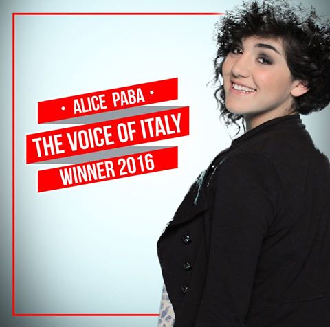 Alice Paba vincitrice The Voice of Italy 2016