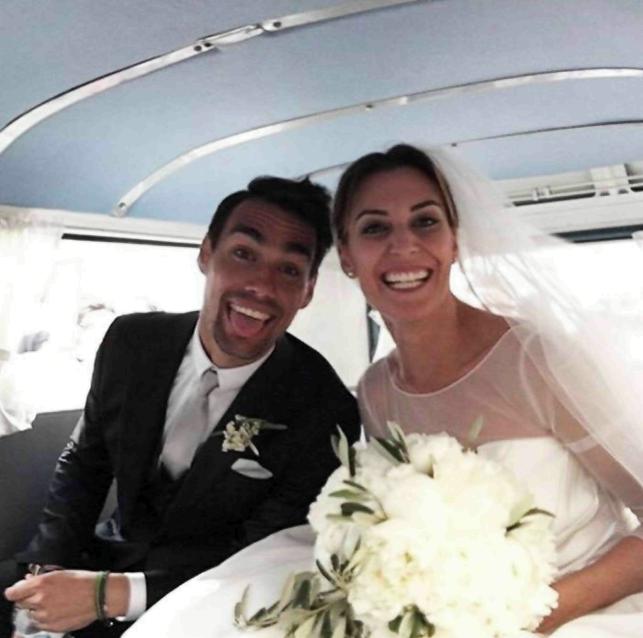 Flavia Pennetta e Fabio Fognini, matrimonio in chiesa 