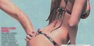 Belen Rodriguez news: show a Ibiza. Di chi è la mano sul lato B? belen rodriguez ibiza