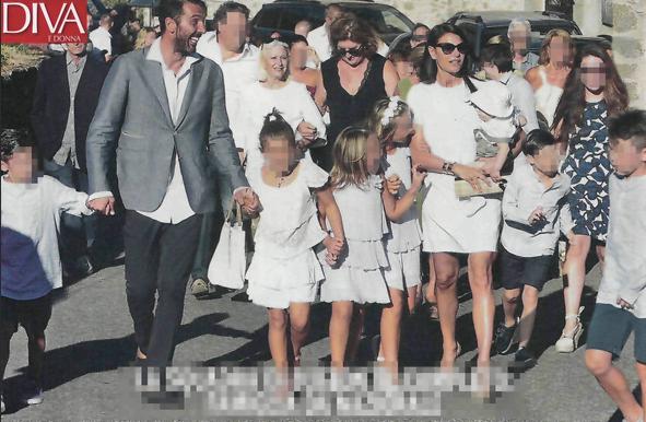 Gigi Buffon e Ilaria D'Amico battesimo Leopoldo Mattia gossip news