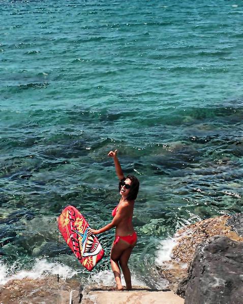 Caterina Balivo in bikini all'Argentario: le foto