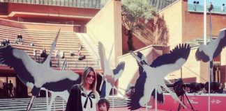 Elena Santarelli sul red carpet di “Cicogne in missione” con il figlio Giacomo elena santarelli, gossip, festa del cinema di roma, red carpet, gossip news, cicogne in missione, alessia marcuzzi,