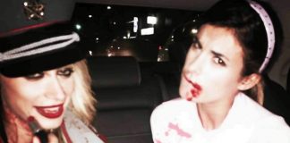 Elisabetta Canalis e Maddalena Corvaglia festeggiano così la notte di Halloween! elisabetta canalis, halloween, maddalena corvaglia, gossip, gossip news, news,