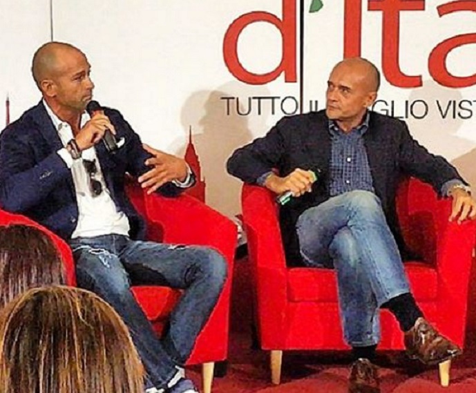 Stefano Bettarini e Alfonso Signorini a Panorama d'Italia