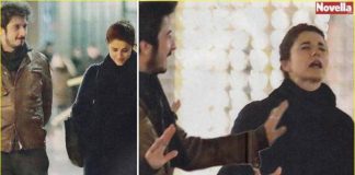 Paolo Ruffini e la fidanzata Diana Del Bufalo paparazzati a Milano: la sfuriata