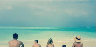 Ilary Blasi e Francesco Totti dalle Maldive con amore