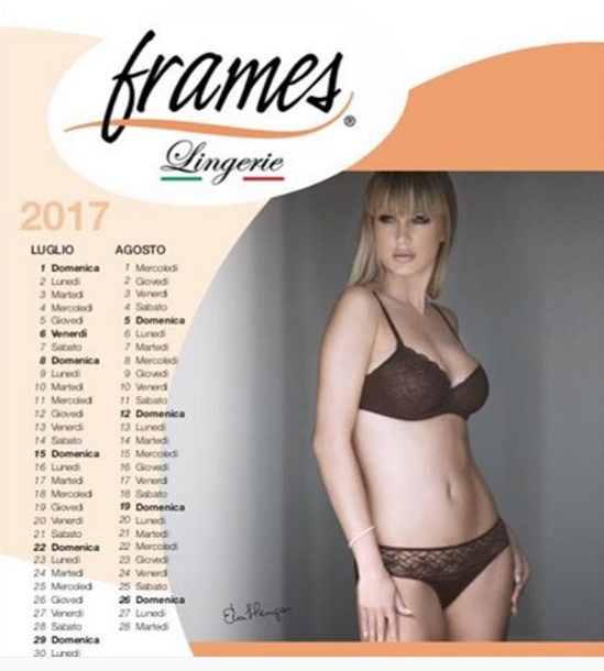 calendario frames 2017 Eva Henger