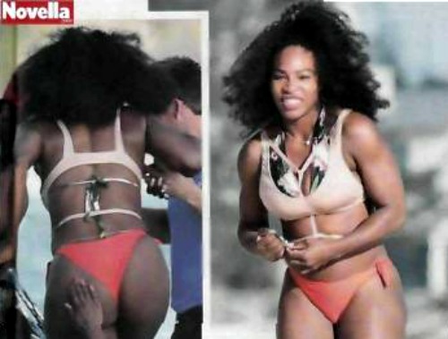 Gossip News Serena Williams alle Bahamas mette in bella mostra il lato B