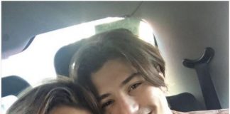 Simona Ventura a Londra selfie con il figlio Niccolò Bettarini: “Non mollare mai”