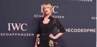 Alessia Marcuzzi sul red carpet IWC: la bellezza del tempo targata Made in Italy