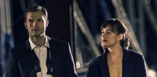 50 sfumature di nero: Dakota Johnson e Jamie Dornan al cinema Dakota Johnson e Jamie Dornan 50 sfumature di nero