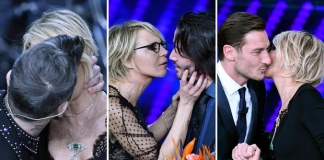 Gossip Sanremo 2017: Maria De Filippi bacia tutti