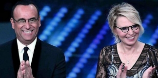 Maria De Filippi look quarta serata Festival di Sanremo