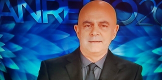 Maurizio Crozza travestito nella copertina del Festival: diventa Mattarella Maurizio Crozza copertina Festival Sanremo 2017 gossip tv mattarella