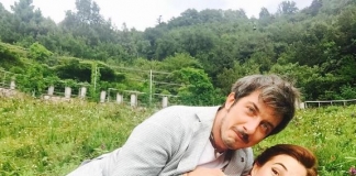 Il gossip, Diana Del Bufalo, la fidanzata di Paolo Ruffini bacia un altro!? Diana Del Bufalo con Paolo Ruffini. La coppia va a gonfie vele (Foto Instagram).