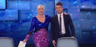 Fabio Basile smentisce il gossip: “Quelle fidanzate non le guardo” Fabio Basile con Antonella Clerici a Standing Ovation.