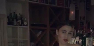 Cecilia Capriotti mamma sexy per il battesimo di Maria Isabelle Cecilia Capriotti foto Instagram gossip festa battesimo gossip news