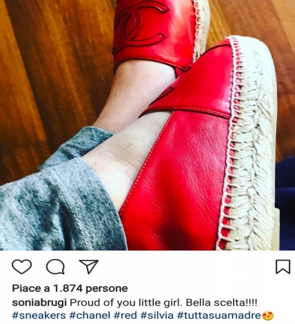 Sneakers rosse -cocochanel-soniabrugi instagram