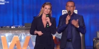 Gossip news: Vanessa Incontrada ingrassata ai Wind Music Awards 2017? Vanessa Incontrada-Carlo Conti-Word Music Awards 2017