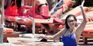 Alena Seredova in costume si accorge dei paparazzi: il gesto Alena Seredova,gossip,news,gossip news,news gossip,gossipnews,