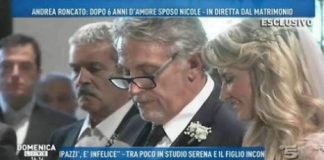 Andrea Roncato convola a nozze con Nicole Moscariello Andrea Roncato, nozze, matrimonio, Nicole Moscariello, gossip, news,