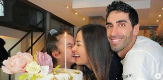 Giorgia Palmas compie 38 anni: festa con la figlia e Filippo Magnini Giorgia Palmas compie 38 anni: gli auguri di Filippo Magnini e la figlia