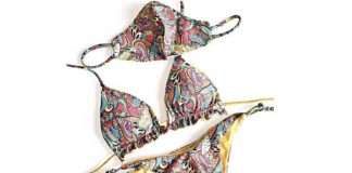 Tendenza costumi da bagno 2020, Trikini con mascherina by Elexia