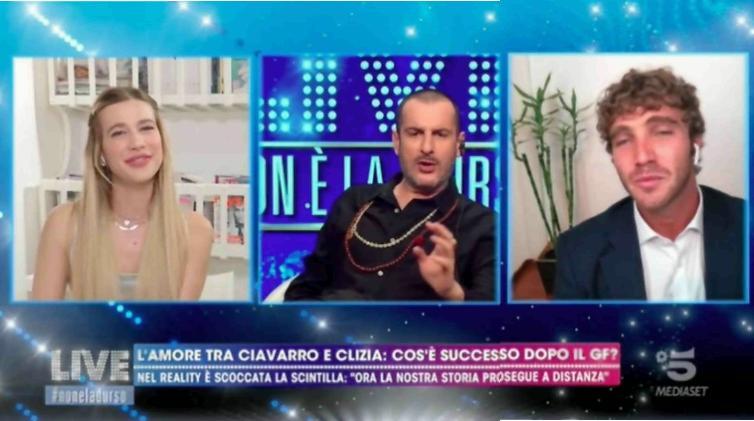 Costantino Della Gherardesca, Clizia Incorvaia e Paolo Ciavarro, Live-Non è la D'Urso, Gossip news,