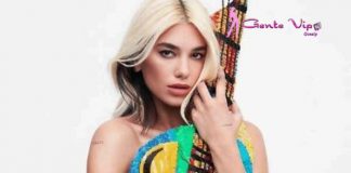 Dua Lipa, «Guitar Challenge» lancia la tendenza fashion 2020 Dua Lipa, Guitar Challenge,