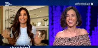 Elisabetta Gregoraci a Vieni da Me risponde a Domande al Buio di Caterina Balivo