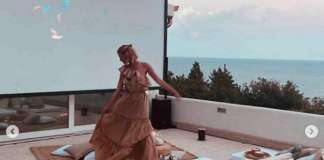Alessia Marcuzzi, San Felice Circeo: Movie Dinner da sogno con Paolo Alessia Marcuzzi San Felice Circeo