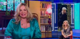 Simona Izzo alla La vita in diretta sulla crisi tra Belen e De Martino Simona Izzo, la vita in diretta,