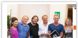 Sting e Zucchero in concerto nel chiostro di Pietrasanta Sting e Zucchero, cantanti
