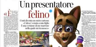 Gatto Carlo: il nuovo personaggio dei cartoni ispirato a Carlo Conti