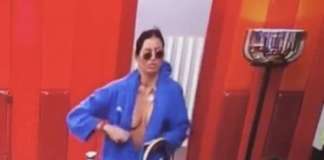 Elisabetta Gregoraci incidente sotto le telecamere del GF VIP Elisabetta Gregoraci incidente, Elisabetta Gregoraci,