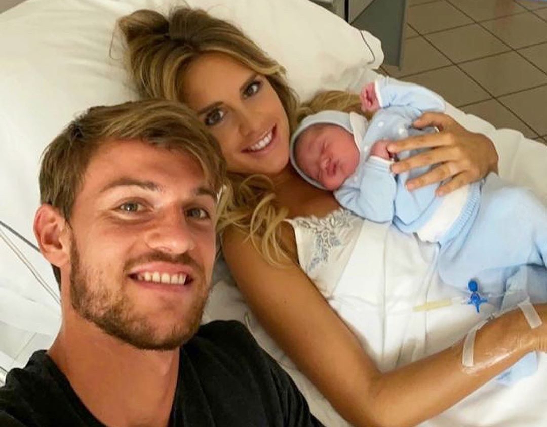Michela Persico e Daniele Rugani: “Benvenuto Tommaso!”
