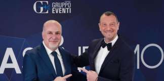 «CASA SANREMO» Festival Taglio del nastro con Amadeus «CASA SANREMO» Festival Taglio del nastro con Amadeus