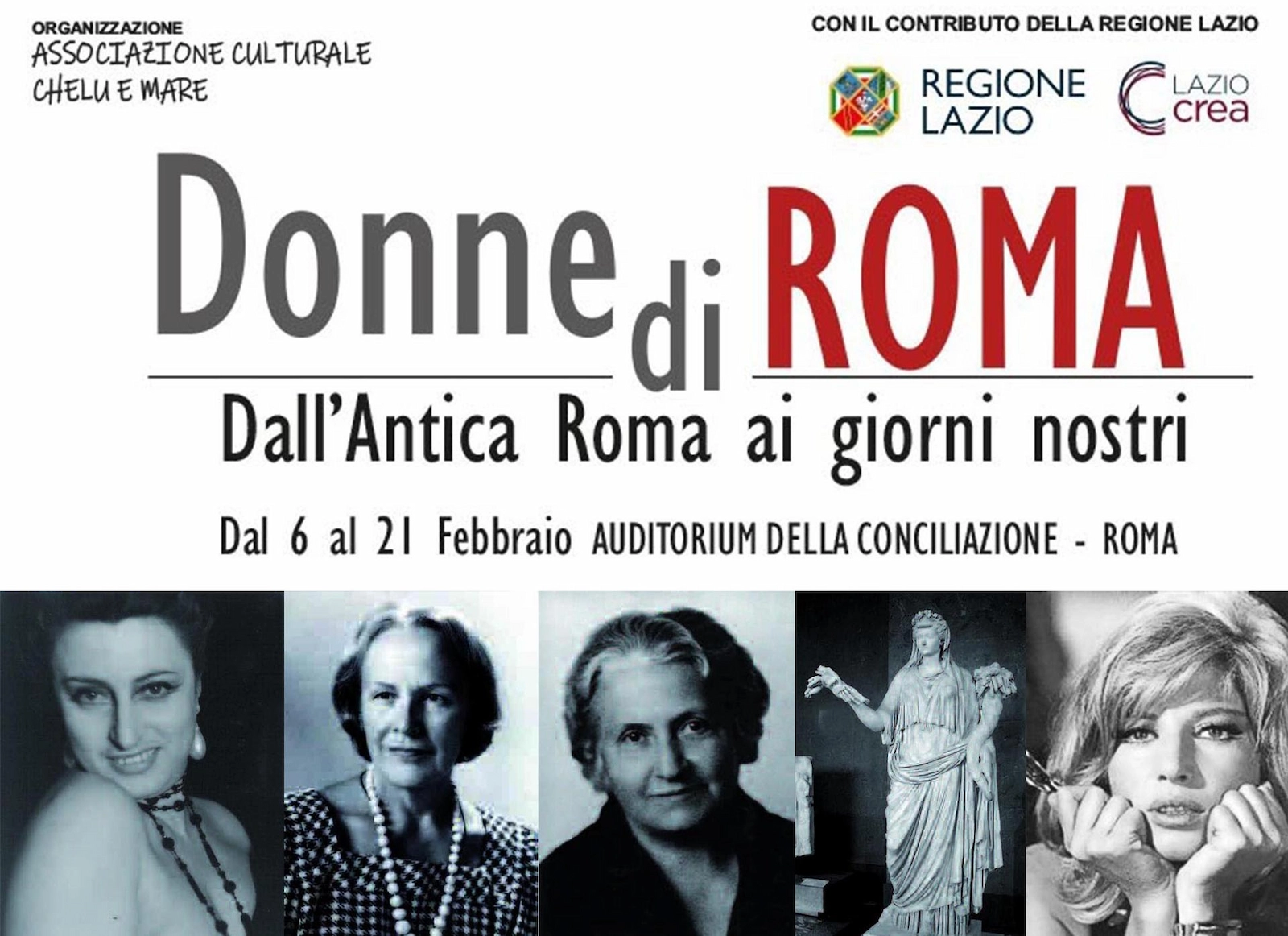 Donne di Roma: mostra all'Auditorium Conciliazione